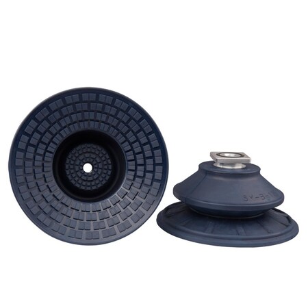 Fipa Bellows vacuum cup diam. 128 mm, NBR blue, with R-Adapt 22.125.212.1